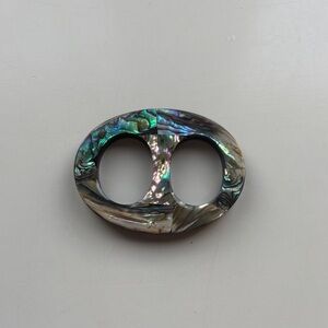 Elegant Abalone Shell for holding scarf in place